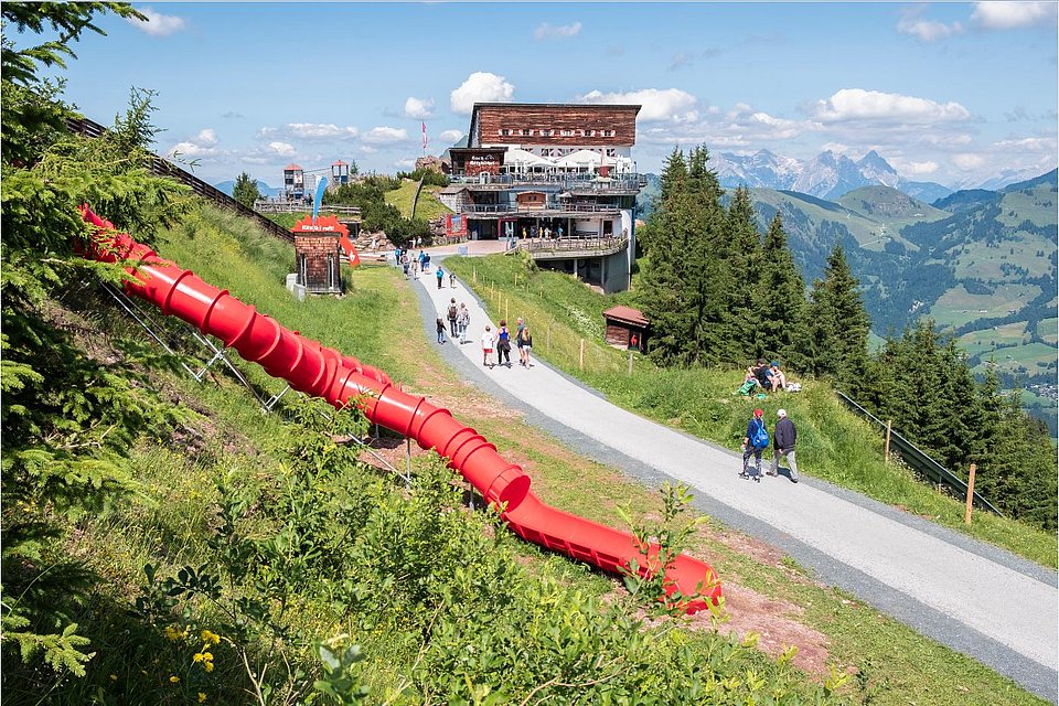 Slide at Hahnenkamm