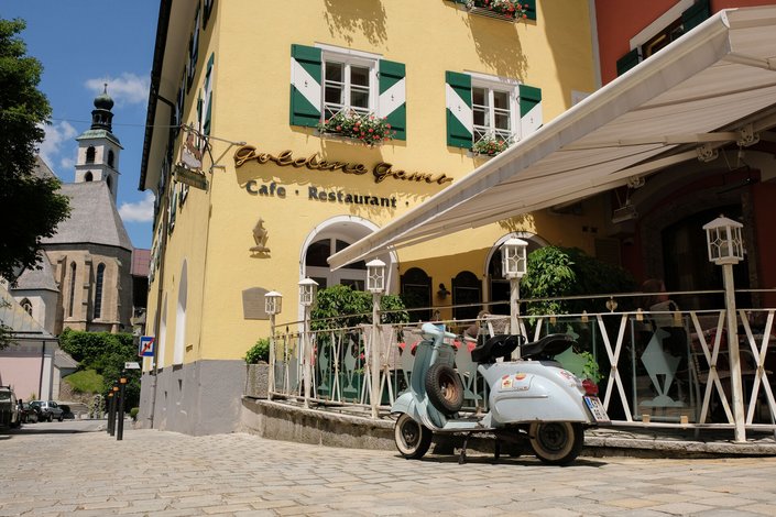 Goldene Gams in Kitzbühel in summer