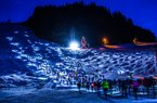 Streif -Vertical Up Skitouren Geher bei Nacht