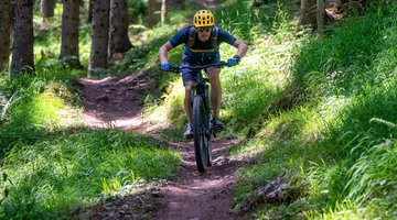 Downhill Radfahrer