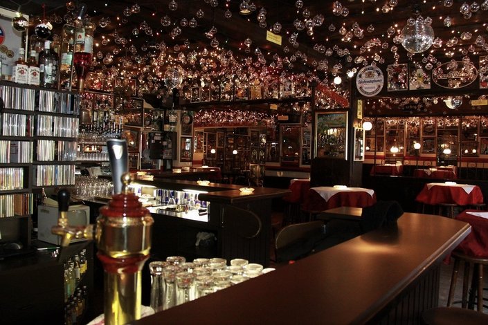 Licht Pub Holz Bartheke