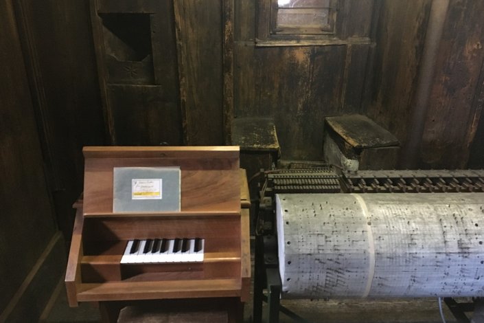 Tasten für die Orgel 