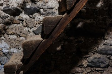 alte Holz Stufen 
