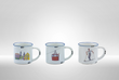 Handbemalte Espresso Tassen