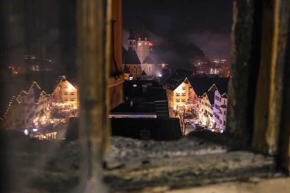 Kitzbühel bei Nacht 
