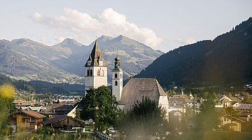 Schöner Blick auf Kitzbühel 