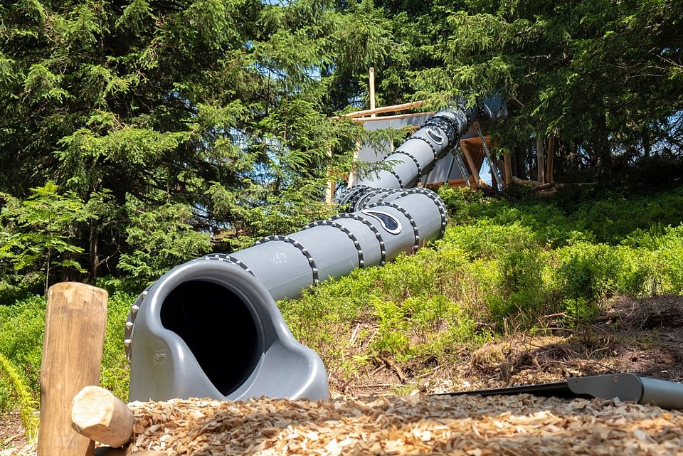 Slide at the mountain