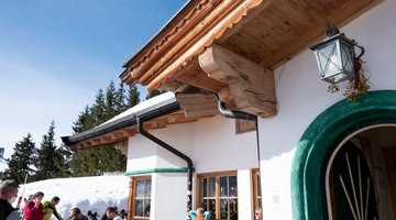 Entry of the hut