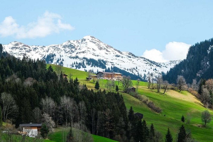 weise Bergspitze