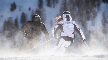 Zwei Skifahrer