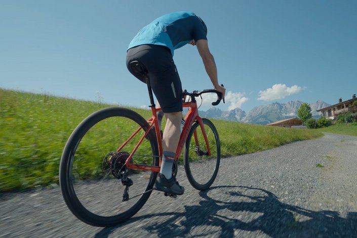 Biker in Kitzbühel