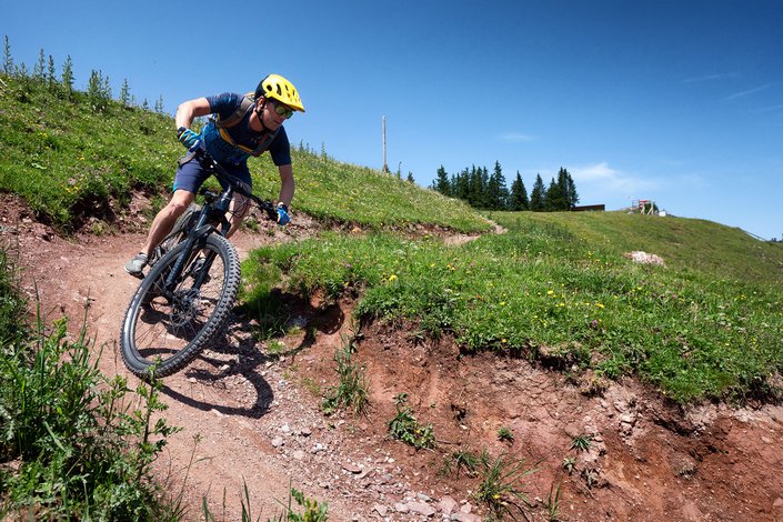 Downhill Radfahrer