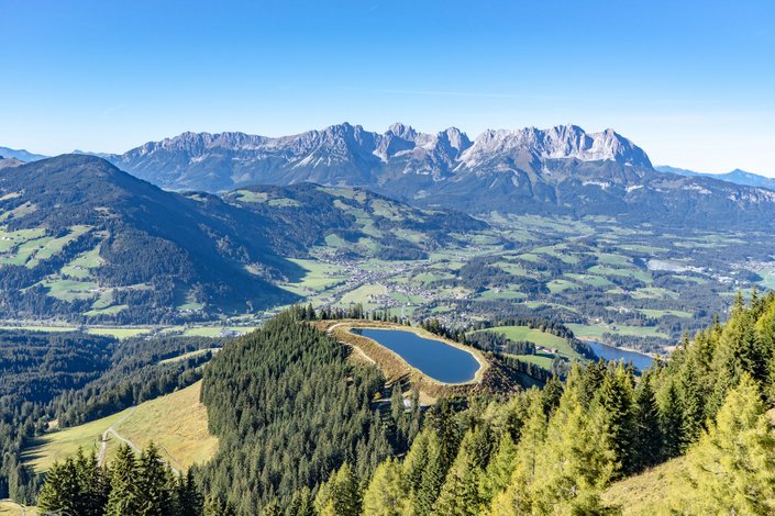 Hahnenkamm im Herbst