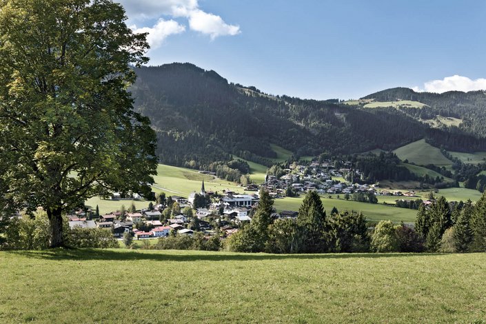 Blick auf Reith bei Kitzbühel 