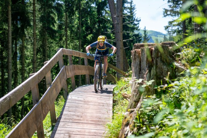 Downhill Radfahrer