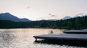 Abendstimmung am Schwarzsee