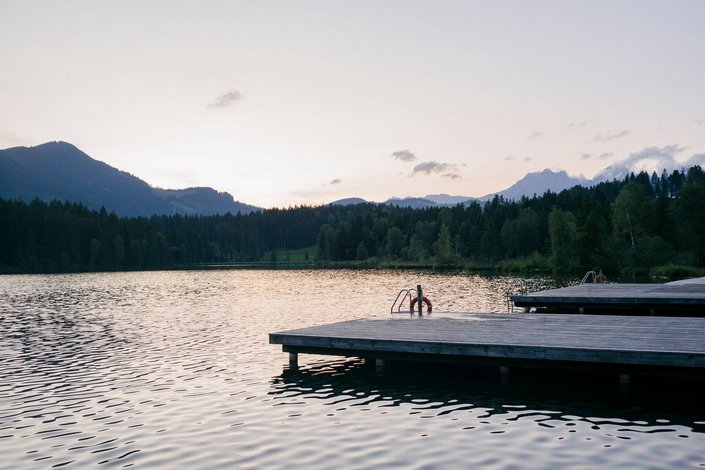 Abendstimmung am Schwarzsee