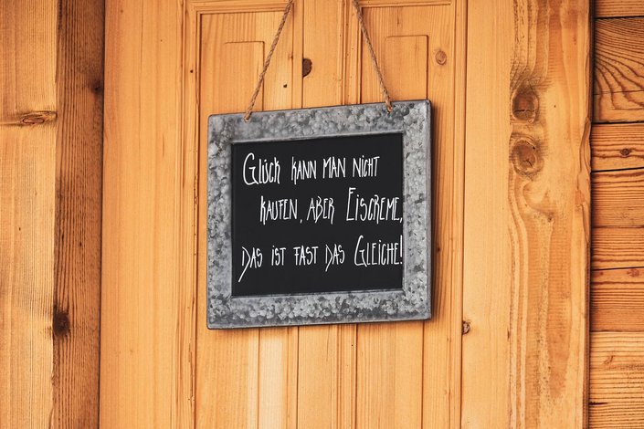 Kleines Schild 